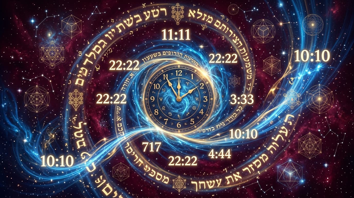 מדוע אתם רואים מספרים חוזרים? משמעות הצירופים בשעון
