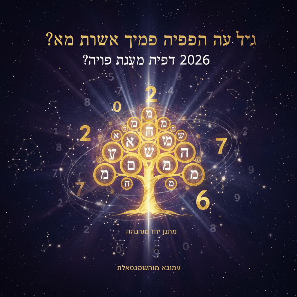 מה אומר עליך מספר הגורל שלך? המדריך המלא לשנת 2026